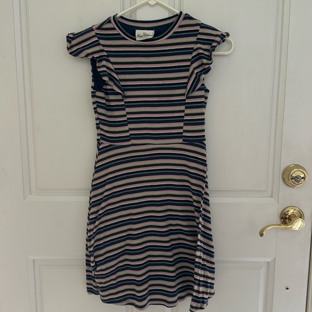 Rare editions girls striped dress